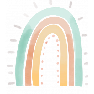 Parlayan Pastel Gökkuşağı