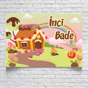 Pastane Temalı Doğum Günü Afişi 50X70 cm