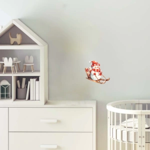 Patenci Karlı Adam Duvar Stickerı