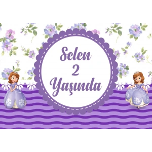 Peri Temalı Doğum Günü Afişi 35X50 cm