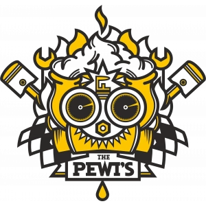 Cats Motor Sticker 10x10 cmRenkli Sticker