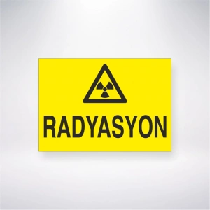 Radyasyon Sticker 20X28 Cm