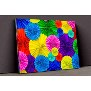Renkli Şemsiyeler Kanvas