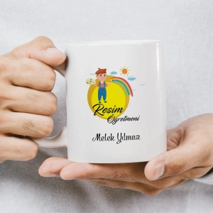 Resim Öğretmeni İsme Özel Kupa