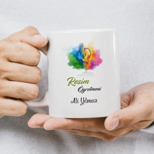 Resim Öğretmeni İsme Özel Kupa