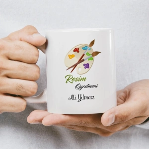 Resim Öğretmeni İsme Özel Kupa