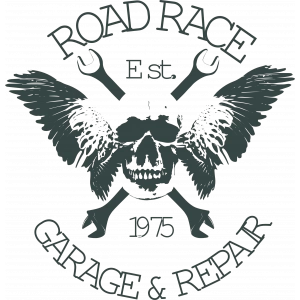 Road Race Sticker 10x10 cmRenkli Sticker