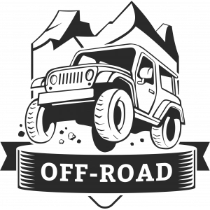 Off Road Sticker 10x10 cmRenkli Sticker