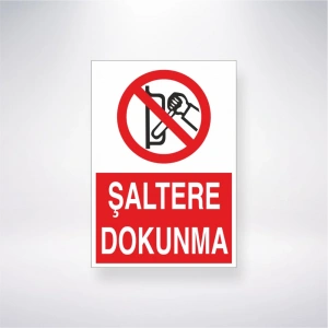 Şaltere Dokunma Sticker 20X28 Cm