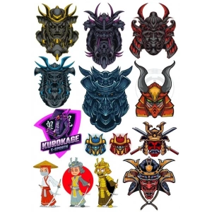 Samui Sticker Set-5 14 Parça Telefon, Tablet, Defter, Laptop Sticker