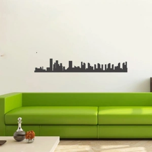 Şehir Silüet Sticker 120x20 Cm