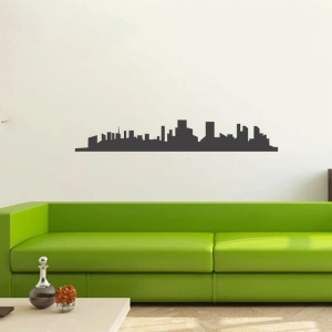 Şehir  Silüet Sticker 120x20 Cm