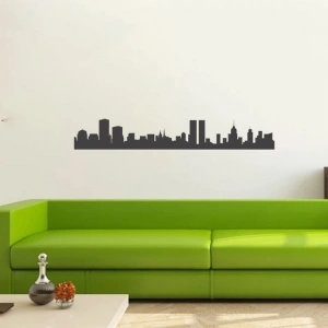 Şehir  Silüet Sticker 120x20 Cm
