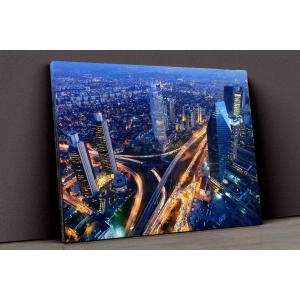 Şehir Ve Gece Yaşamı Kanvas