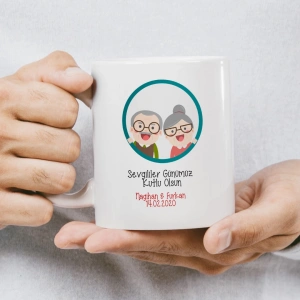 Sevgililer Günümüz Kutlu Olsun Çift Kupası