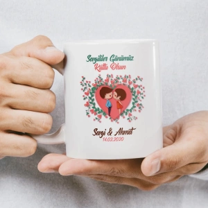 Sevgililer Günümüz Kutlu Olsun Kalpler Kupası
