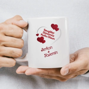 Sevgililer Günümüz Kutlu Olsun Seni Çok Seviyorum Kupası