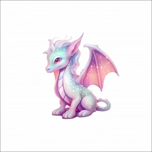 Sevimli Ejder Sticker 11