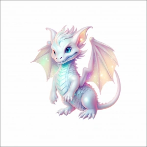 Sevimli Ejder Sticker 13