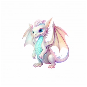 Sevimli Ejder Sticker 15