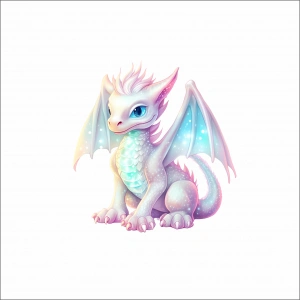 Sevimli Ejder Sticker 6