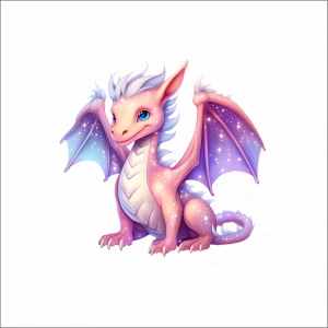 Sevimli Ejder Sticker 7