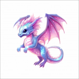 Sevimli Ejder Sticker 9