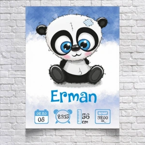 Sevimli Panda Temalı Yaş Panosu 2