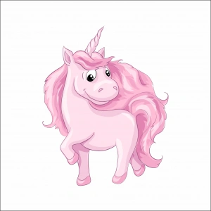 Sevimli Unicorn Sticker