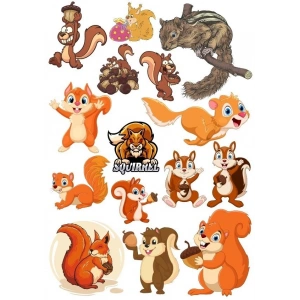 Sincap Sticker Set-1 16 Parça Telefon, Tablet, Defter, Laptop Sticker