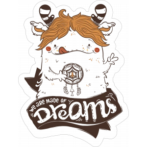 Deram stciker 10x10 cmRenkli Sticker