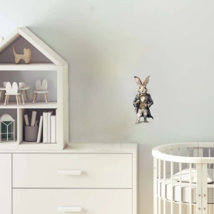 Smokinli Tavşan Duvar Stickerı