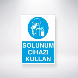 Solunum Cihazı Kullabn Sticker 20X28 Cm