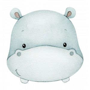 Su Aygırı Kafası Duvar Stickerı