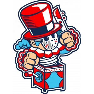 Süpriz Oyuncak Sticker 10x10 cmRenkli Sticker