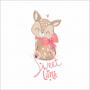 Sweet Little Sevimli Geyik Sticker