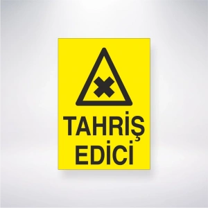 Tahriş Edici Sticker 20X28 Cm