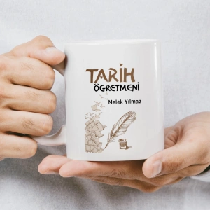 Tarih Öğretmeni İsme Özel Kupa