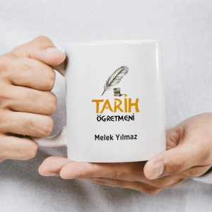 Tarih Öğretmeni İsme Özel Kupa