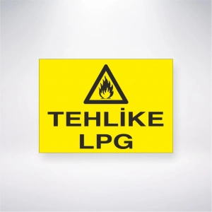 Tehlike Lpg Sticker 20X28 Cm