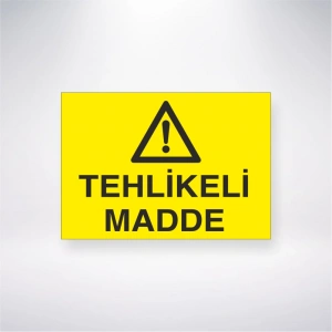 Tehlikeli Madde Sticker 20X28 Cm