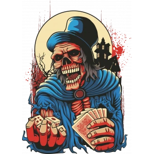 İskelet Sticker 10x10 cmRenkli Sticker