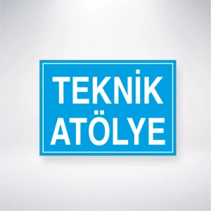 Teknik Atölye Sticker 20X28 Cm