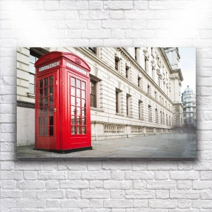 Telefon Kulubesi Ve İngiltere Kanvas