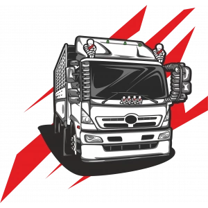 Tır Sticker 10x10 cmRenkli Sticker