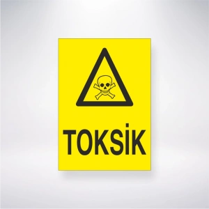 Toksik Sticker 20X28 Cm