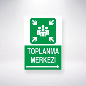 Toplanma Merkezi --> Sticker 20X28 Cm