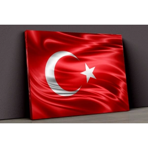 Türk Bayrağı Kanvas