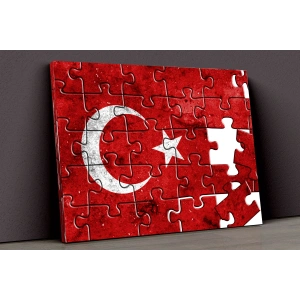 Türk Bayrağı Kanvas