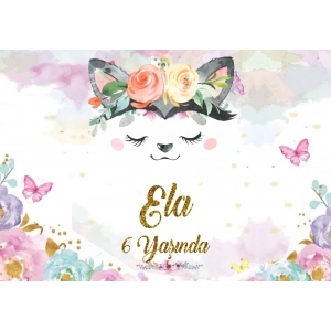 Koala Temalı Doğum Günü Afişi 70X100 cm